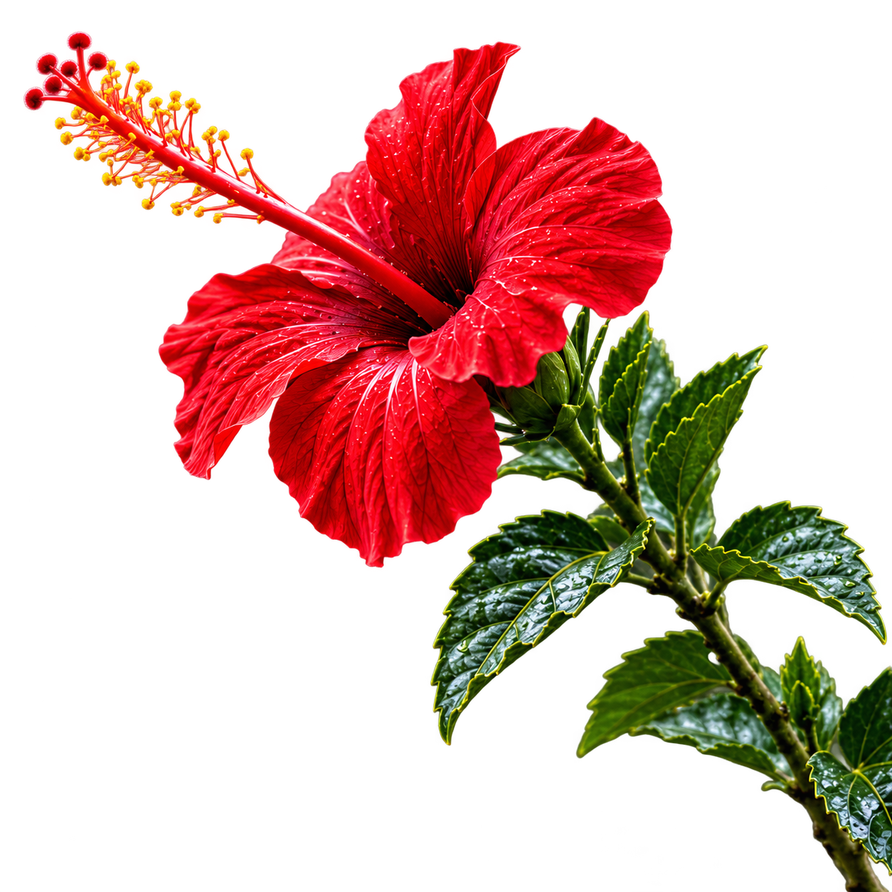 Kleine Hibiskusblüte