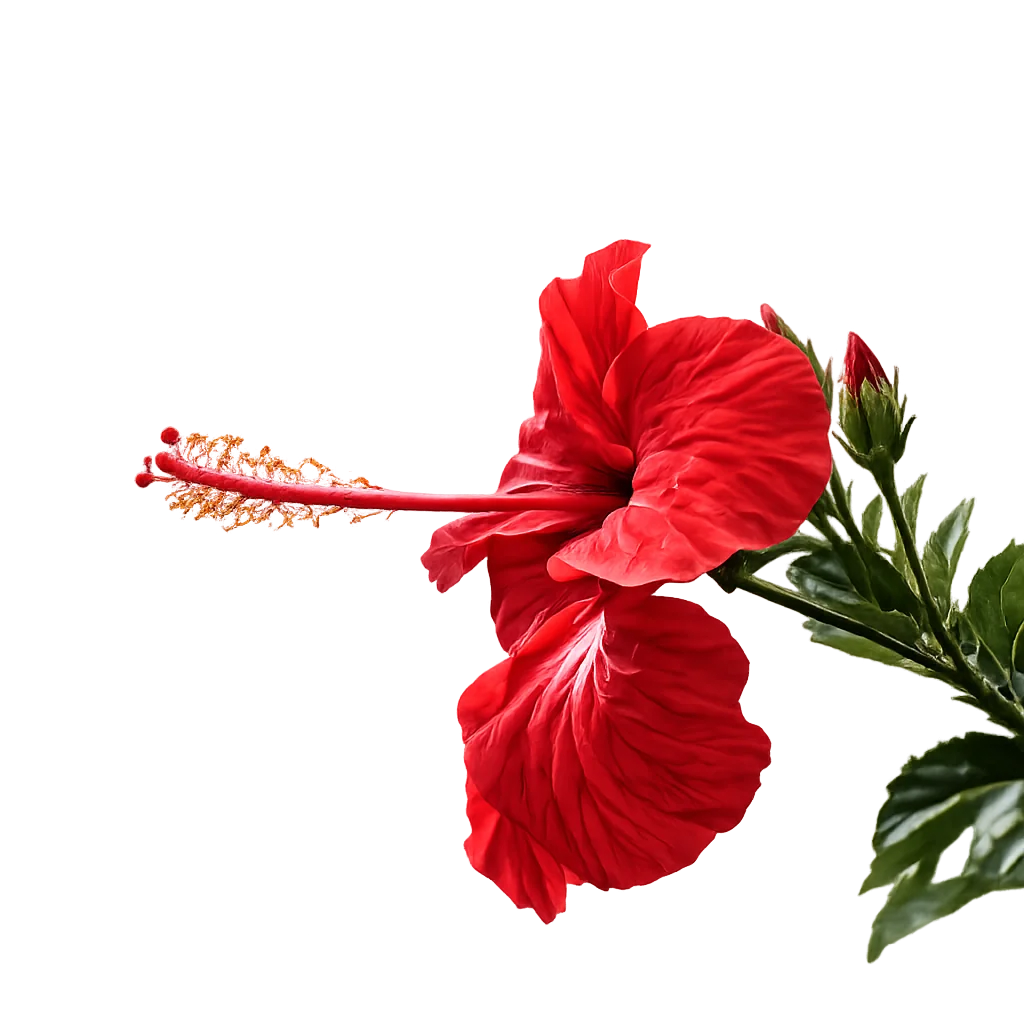 Mittelgroße Hibiskusblüte